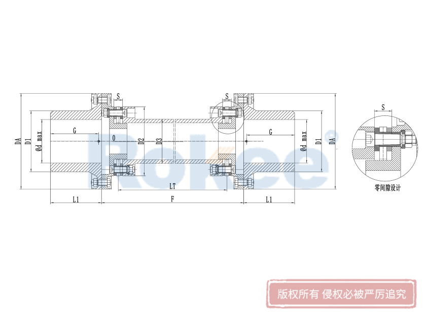 超長軸距膜片聯(lián)軸器,中間軸膜片聯(lián)軸器,金屬膜片聯(lián)軸器